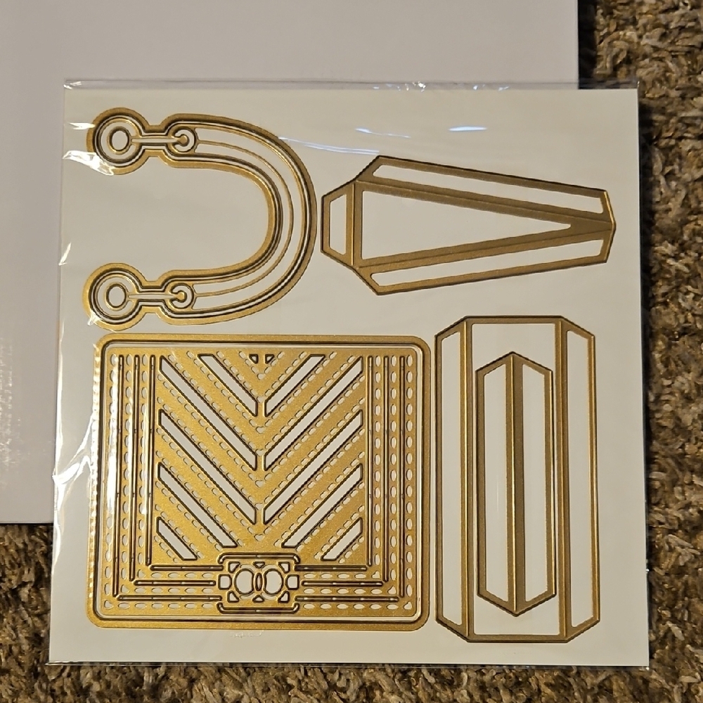 Gold Geometric Craft Die Set